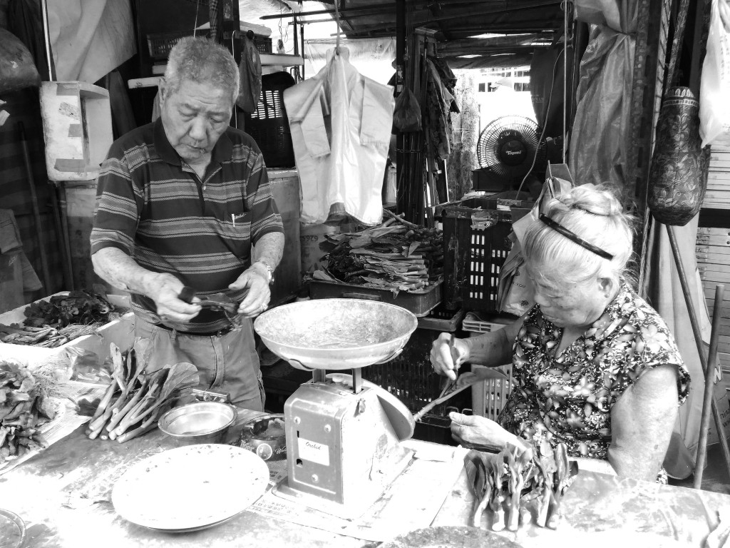 Mr and Mrs Kang have been running their Sago Lane vegetable stall for more than 60 years