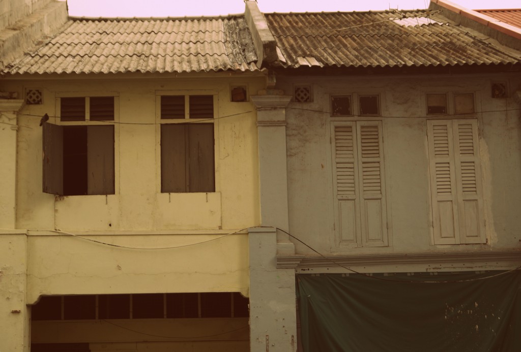 My family – Two Grandmothers, Parents and Eight Children lived on one floor of an Upper Cross Street shophouse